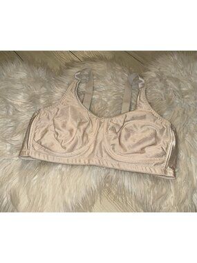 ABC 103 Contour Full Coverage Wireless Mastectomy Bra Soft Cup US 40C Beige